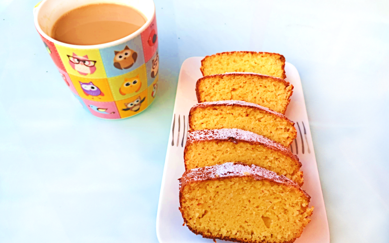 Corn flour orange cake