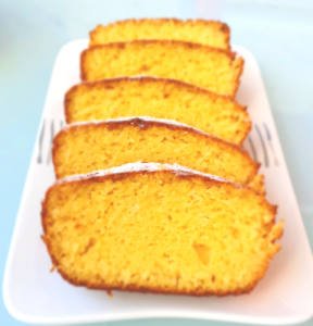Corn flour orange cake