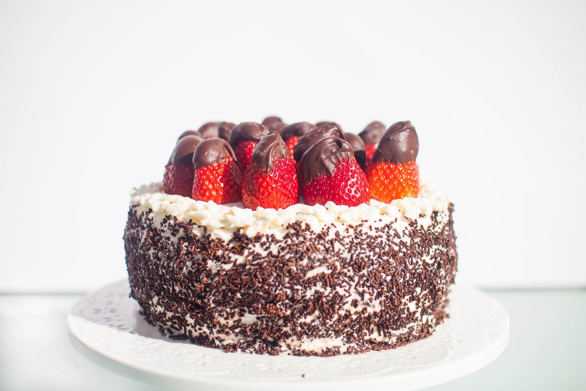 Gluten-Free Strawberry Layer Cake