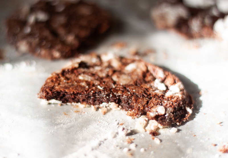 עוגיות שוקולד פאדג' שקדים ללא גלוטן
