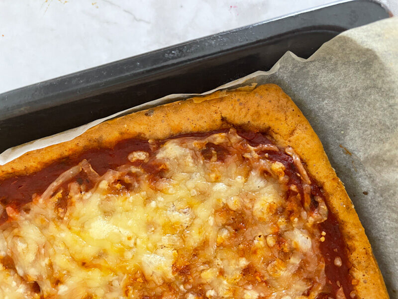 פיצה קוטג’ ללא גלוטן וללא שמרים