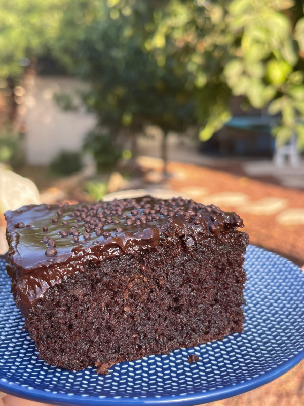 עוגת שוקולד ללא גלוטן מקמח טף ושקדים