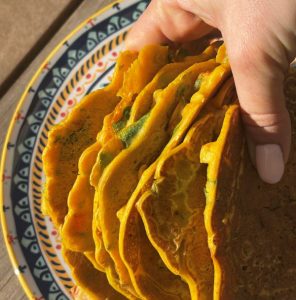 טורטיה מקמח חומוס ללא גלוטן
